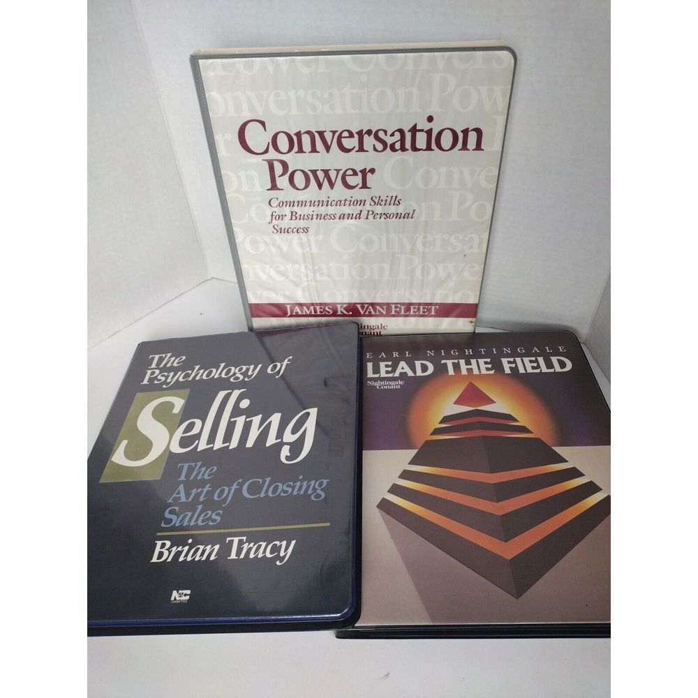 3-Nightingale Conant - Psychology Of Selling, Lead The Field, Conversation Power
